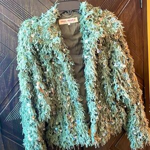FREE PEOPLE Sequenced/Feather Jacket